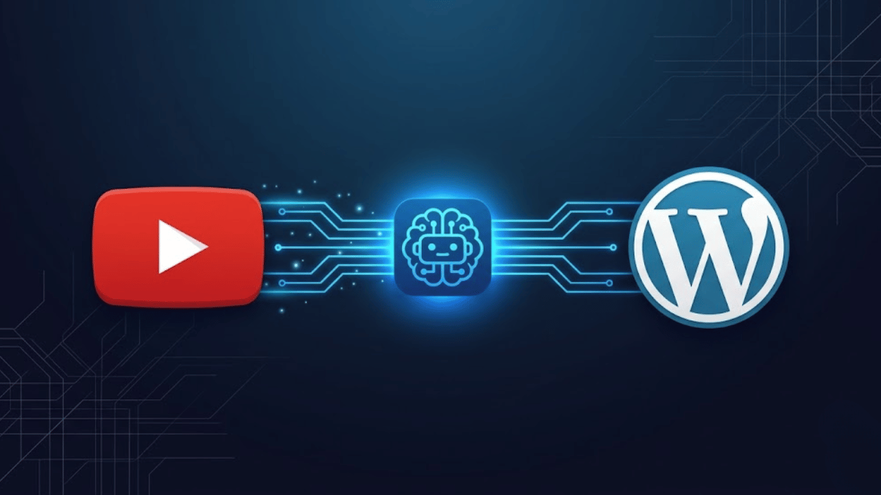YouTube Video To WordPress Auto AI Blog Post — The Plugin That Does It All